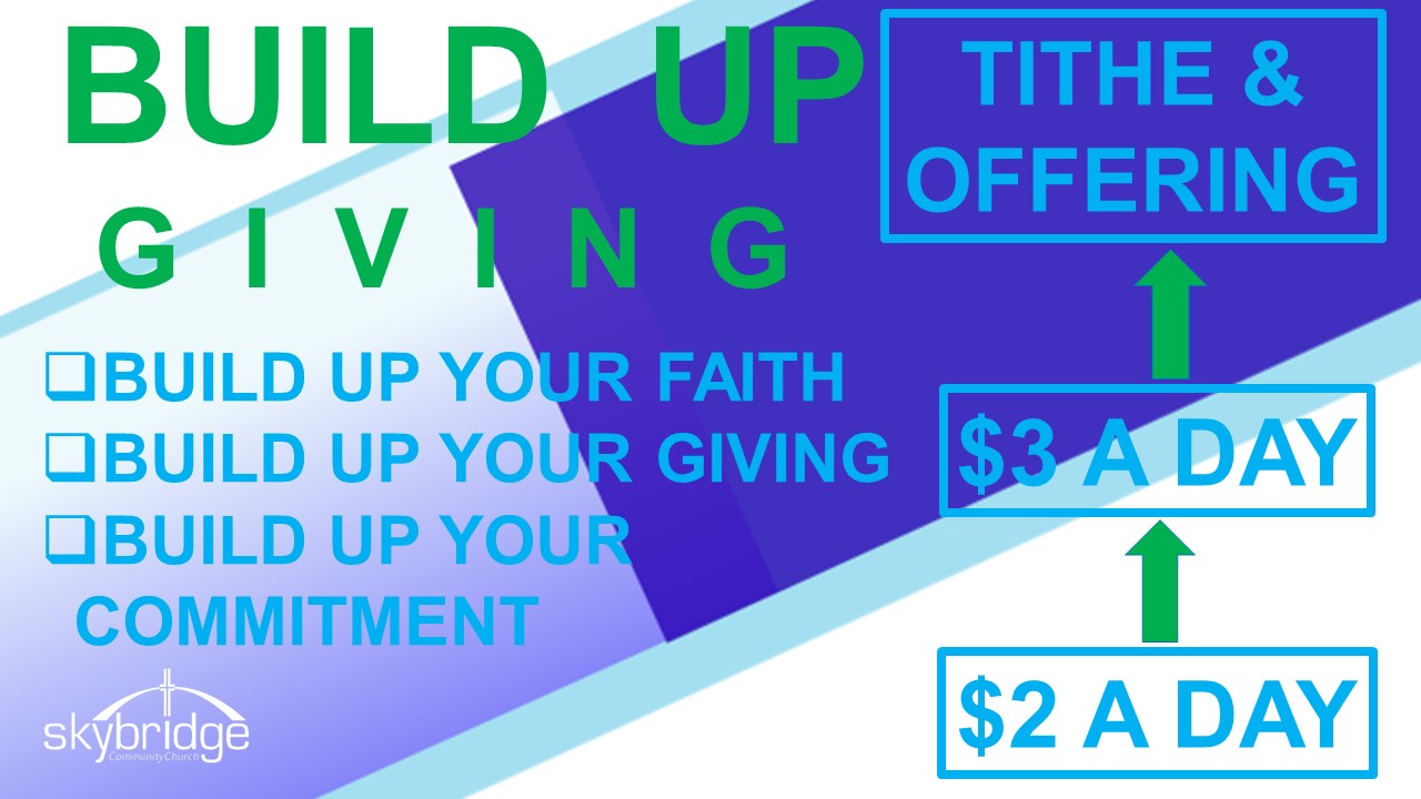 Build Up Giving Campaign